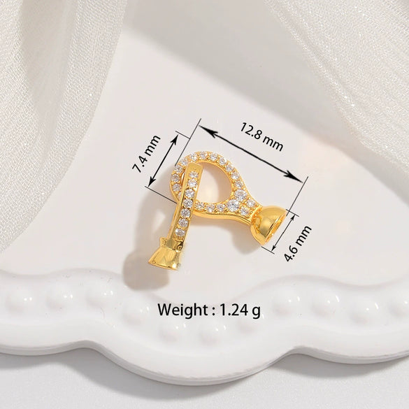 Jewelry Buckle Silver 925 Pearl Gourd Zirconia Fashion