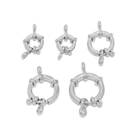Jewelry Buckle Stainless Steel Electroplated Steering Wheel Pattern