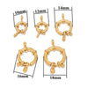 Jewelry Buckle Stainless Steel Electroplated Steering Wheel Pattern