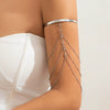 Jewelry Butterfly Flower Tassel Star Shell Metal Arm Bracelet Electroplated