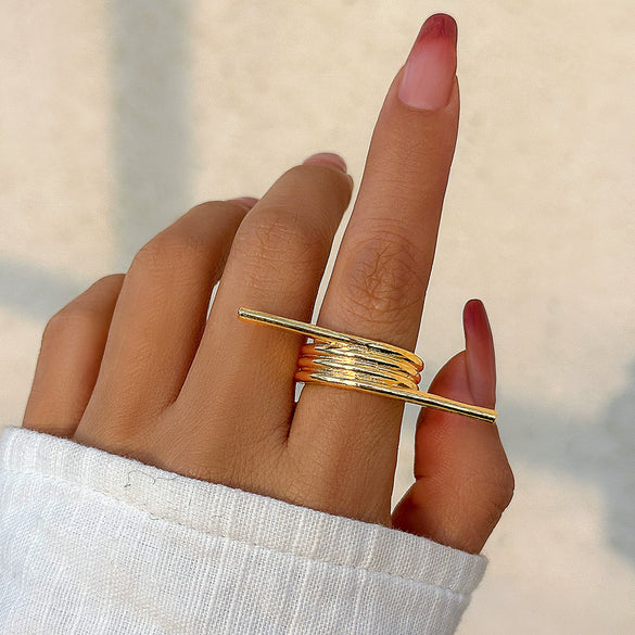 Jewelry Butterfly Knuckle Ring Alloy Bow Electroplated