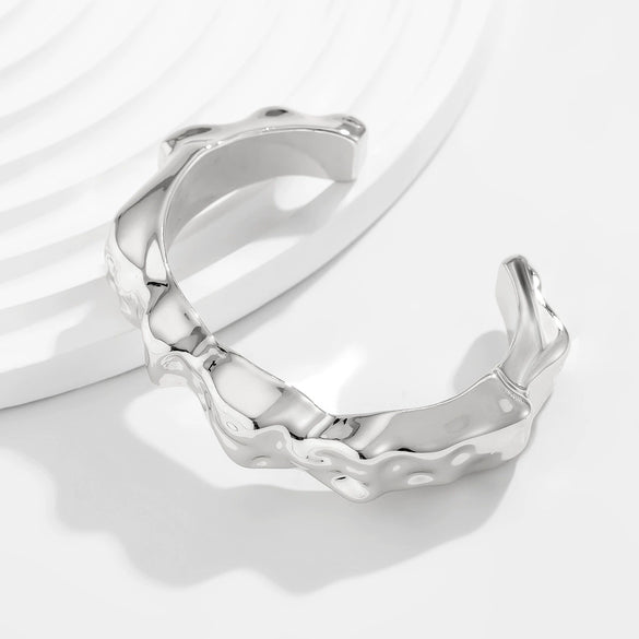 Jewelry Ccb Irregular Light Luxury Electroplating Bracelet
