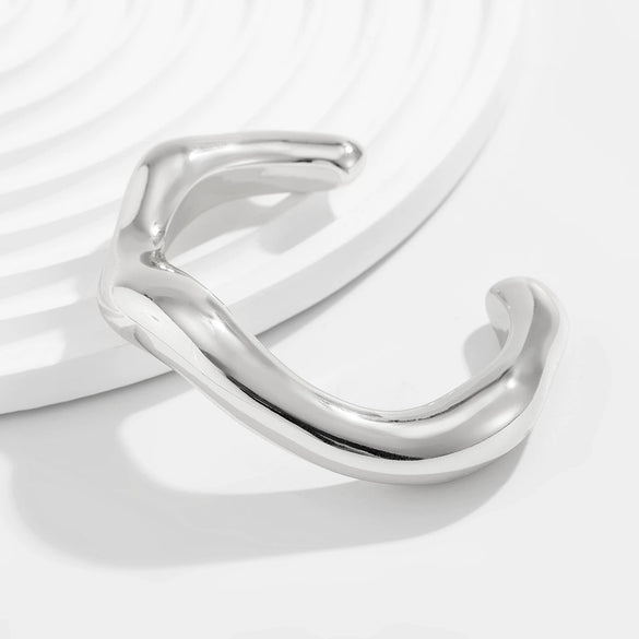 Jewelry Ccb Irregular Light Luxury Electroplating Bracelet