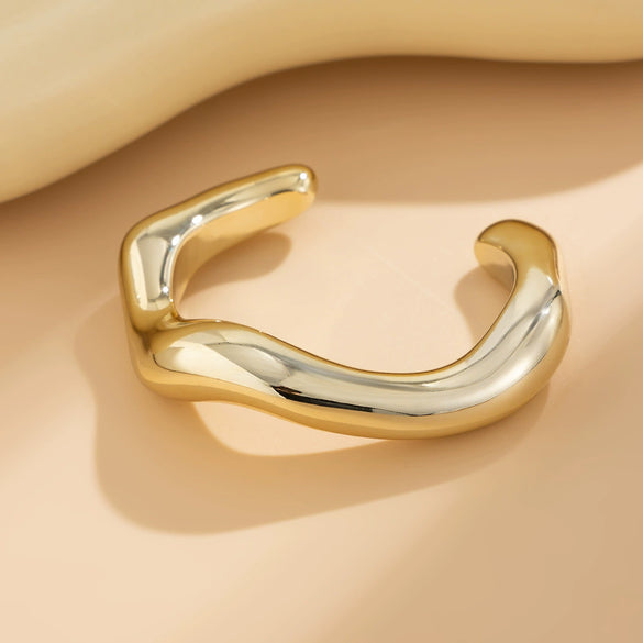 Jewelry Ccb Irregular Light Luxury Electroplating Bracelet