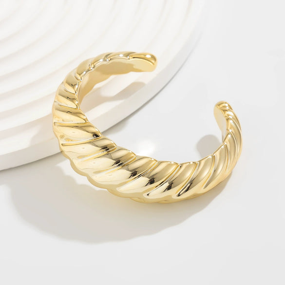 Jewelry Ccb Irregular Light Luxury Electroplating Bracelet