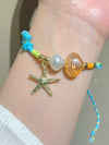 Jewelry Ceramic Fish Shells Starfish Stars Flowers Geometric Handmade Mixed Materials Bracelets For Girls