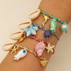 Jewelry Ceramic Fish Shells Starfish Stars Flowers Geometric Handmade Mixed Materials Bracelets For Girls
