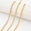Jewelry Chain Bracelet Accessories Stainless Steel 18K Gold Plated Totem Pattern Diy Handmade