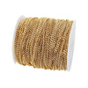 Jewelry Chain Electroplated Hip Hop Style Spiral Pattern