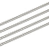 Jewelry Chain Electroplated Hip Hop Style Spiral Pattern