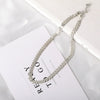 Jewelry Chain Necklace Fishbone Chain Aircraft Tattoo Chain Short Necklace Women's Clavicle Necklace Necklace