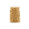 Jewelry Chain Stainless Steel Rice Bead Electroplated