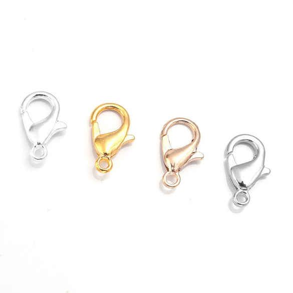 Jewelry Clasp Copper Heart Shaped Electroplating Simple Style