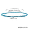 Jewelry Colorful Beads Geometric Anklet Bracelet Simple Allmatch