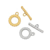 Jewelry Connection Buckle Accessories Stainless Steel Ot Buckle With Electroplating Treatment And To Letter Shape For Diy Bracelet