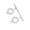 Jewelry Connection Buckle Accessories Stainless Steel Ot Buckle With Electroplating Treatment And To Letter Shape For Diy Bracelet
