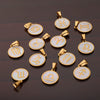 Jewelry Constellation Round 316L Stainless Steel Pendant Electroplating