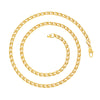 Jewelry Copper Alloy Electroplated Gold Necklace For Women With Cross Design