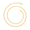 Jewelry Copper Alloy Electroplated Gold Necklace For Women With Cross Design