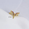 Jewelry Copper Angelshaped Electroplated With Colored Diamonds And Cartoon Characters Design