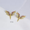 Jewelry Copper Angelshaped Electroplated With Colored Diamonds And Cartoon Characters Design