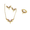 Jewelry Copper Angelshaped Electroplated With Colored Diamonds And Cartoon Characters Design