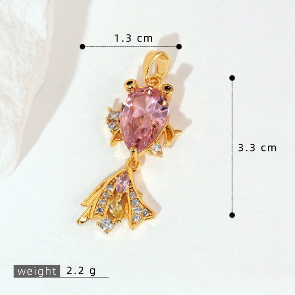 Jewelry Copper Animal Zodiac Fashion Electroplated Black Pink Swan Pendant Clavicle Chain Necklace Single Diamond Earrings