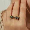 Jewelry Copper Animals Zodiac Dripping Oil Style Ring