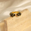 Jewelry Copper Animals Zodiac Dripping Oil Style Ring