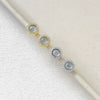 Jewelry Copper Aquamarine Spacer Beads Circle Pattern Electroplating Diy Handmade Bracelet Necklace Beaded Accessories Material
