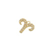 Jewelry Copper Bead Buckle Pendant With Twelve Constellations Pattern Electroplated For Diy Necklace And Earrings