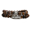 Jewelry Copper Beaded Bracelet With Animals Zodiac Pattern