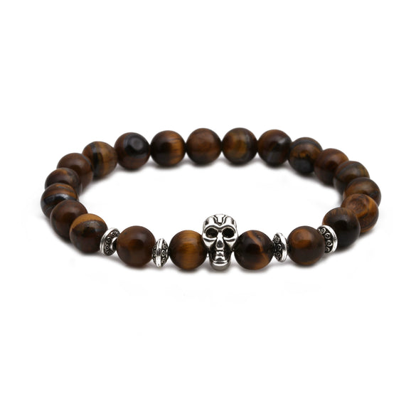 Jewelry Copper Beaded Bracelet With Animals Zodiac Pattern
