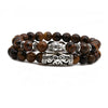 Jewelry Copper Beaded Bracelet With Animals Zodiac Pattern