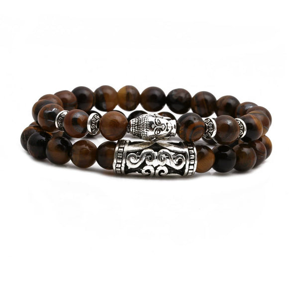 Jewelry Copper Beaded Bracelet With Animals Zodiac Pattern