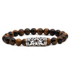 Jewelry Copper Beaded Bracelet With Animals Zodiac Pattern