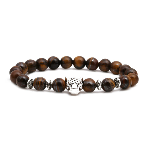 Jewelry Copper Beaded Bracelet With Animals Zodiac Pattern