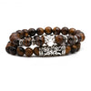 Jewelry Copper Beaded Bracelet With Animals Zodiac Pattern