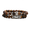 Jewelry Copper Beaded Bracelet With Animals Zodiac Pattern