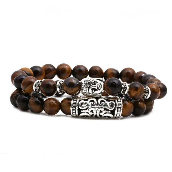 Jewelry Copper Beaded Bracelet With Animals Zodiac Pattern