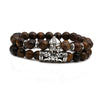 Jewelry Copper Beaded Bracelet With Animals Zodiac Pattern