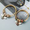 Jewelry Copper Bees Bracelet Electroplating Style