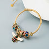 Jewelry Copper Bees Bracelet Electroplating Style