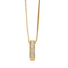 Jewelry Copper Box Chain English Alphabet Zircon Gold Plated Necklace Set Simple Style