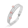 Jewelry Copper Color Diamond Irregular Multilayer Bracelet Light Luxury Zirconia Design