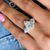 Jewelry Copper Dropshaped Inlaid Zircon Women's Ring