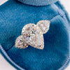 Jewelry Copper Dropshaped Inlaid Zircon Women's Ring