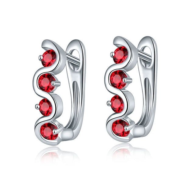 Jewelry Copper Electroplated Flower Pattern Women's Earrings