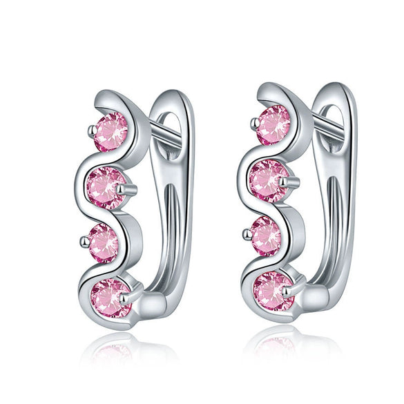 Jewelry Copper Electroplated Flower Pattern Women's Earrings