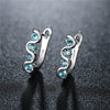 Jewelry Copper Electroplated Flower Pattern Women's Earrings